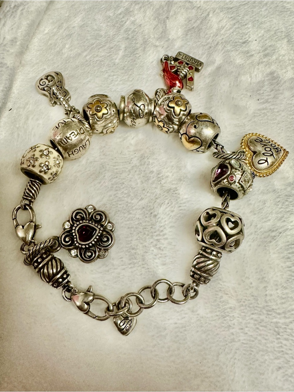 Brighton Silver Charm Bracelet